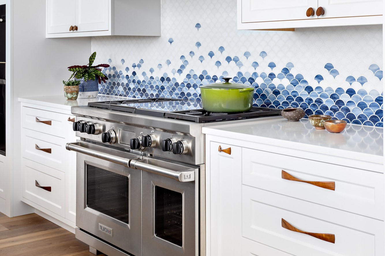 DIY Guide To Installing A Kitchen Backsplash With Recycled Glass Tiles