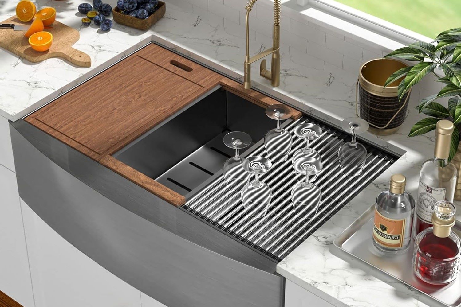 DIY Guide to Installing a Kitchen Farmhouse Sink with an Apron Front