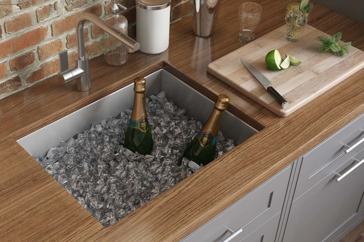 Home Bar Sink Installation: Convenient Drink Preparation