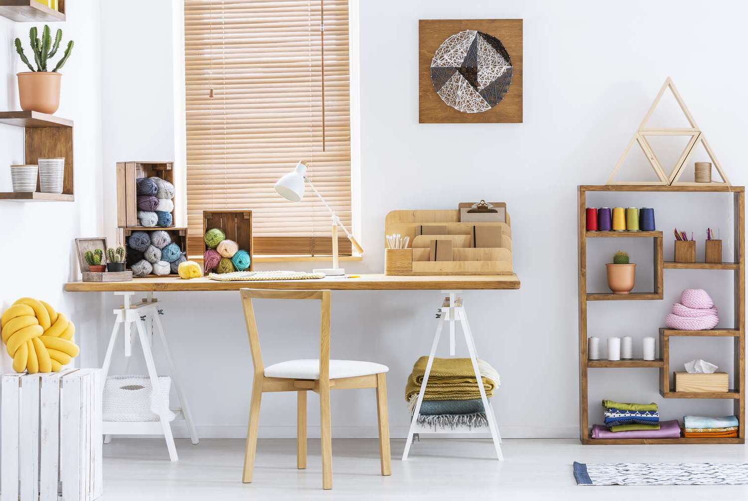 Home Craft Room Storage Solutions to Organize Your Creativity