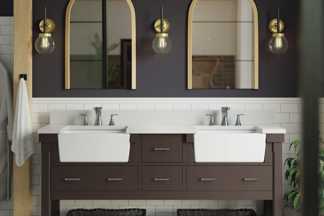 How To Choose And Install The Right Bathroom Vanity With Farmhouse Sink