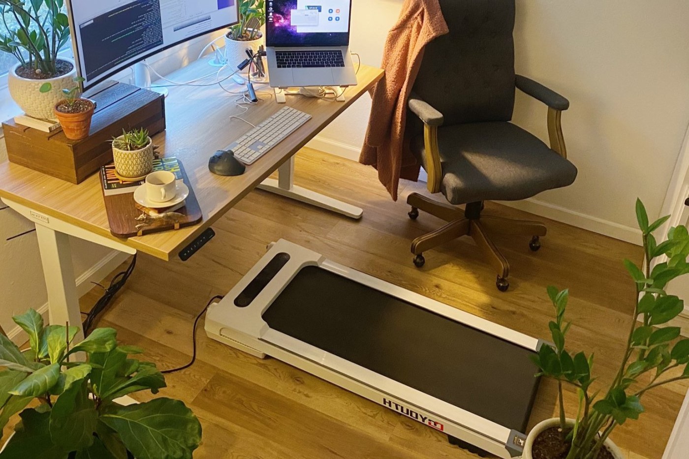 How to Design a Stylish and Practical Home Office with a Treadmill Desk