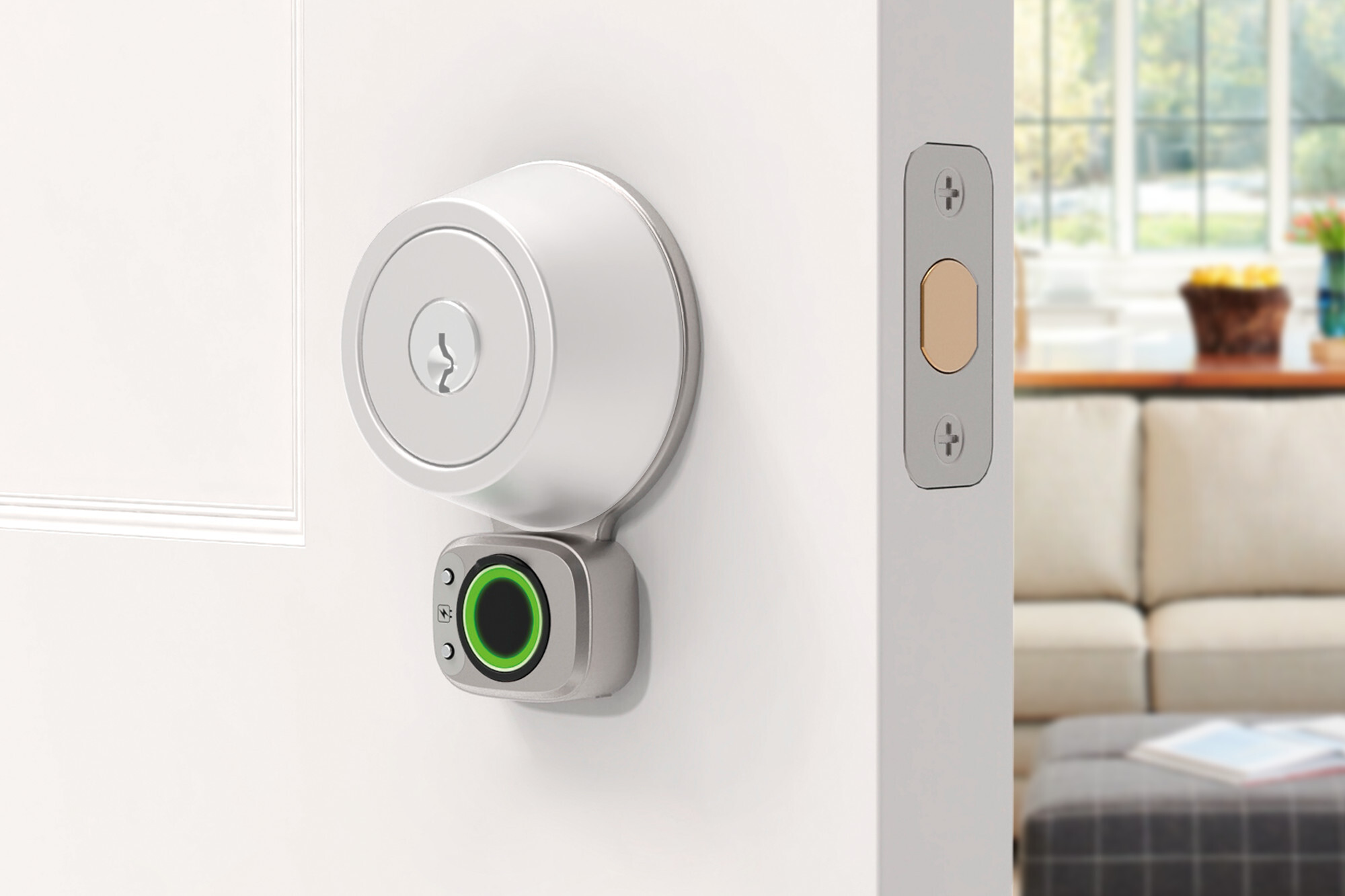 Smart Door Lock with Fingerprint Scanner and Biometric Entry System