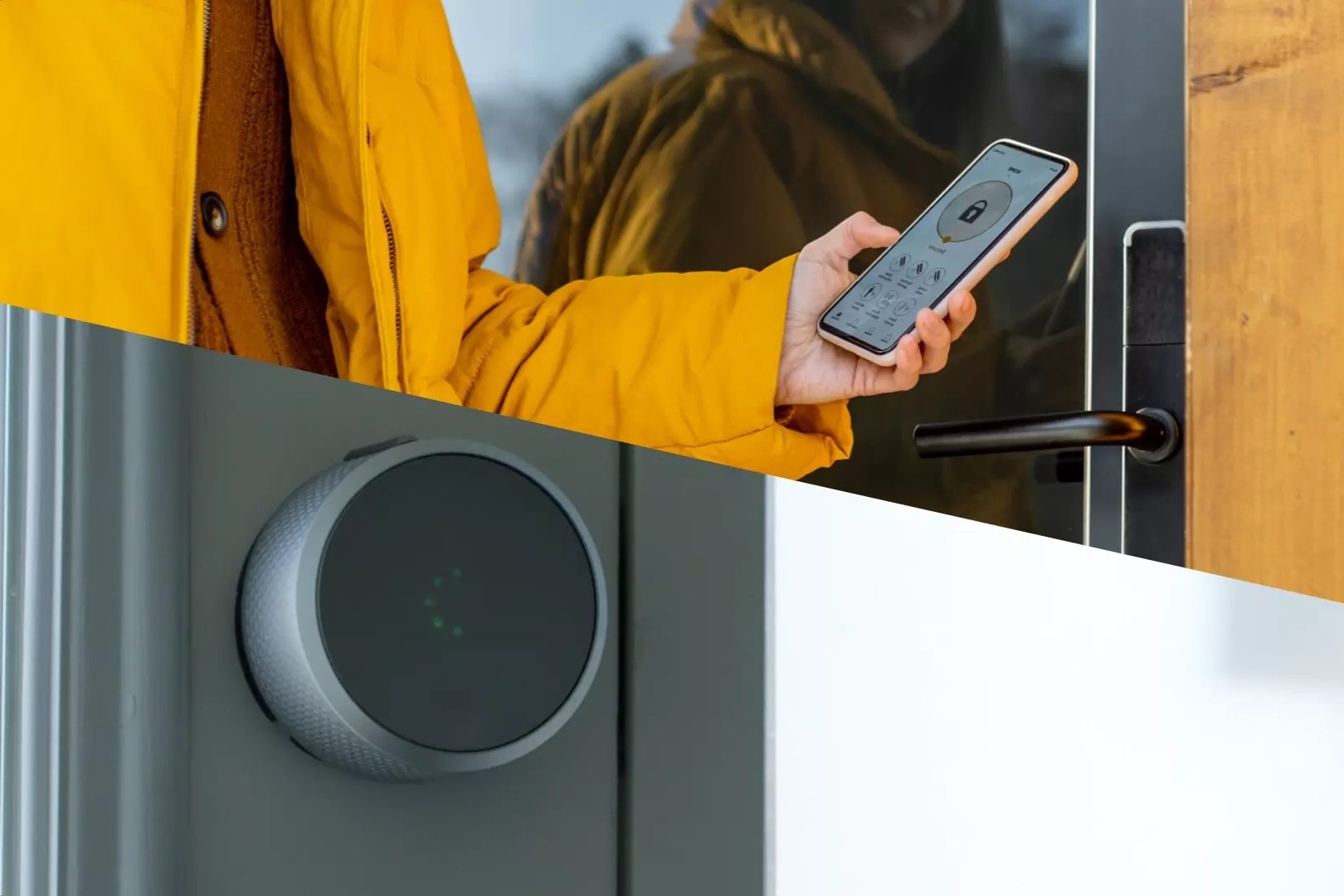 Smart Lock Auto-Unlock Feature for Hands-Free Home Entry