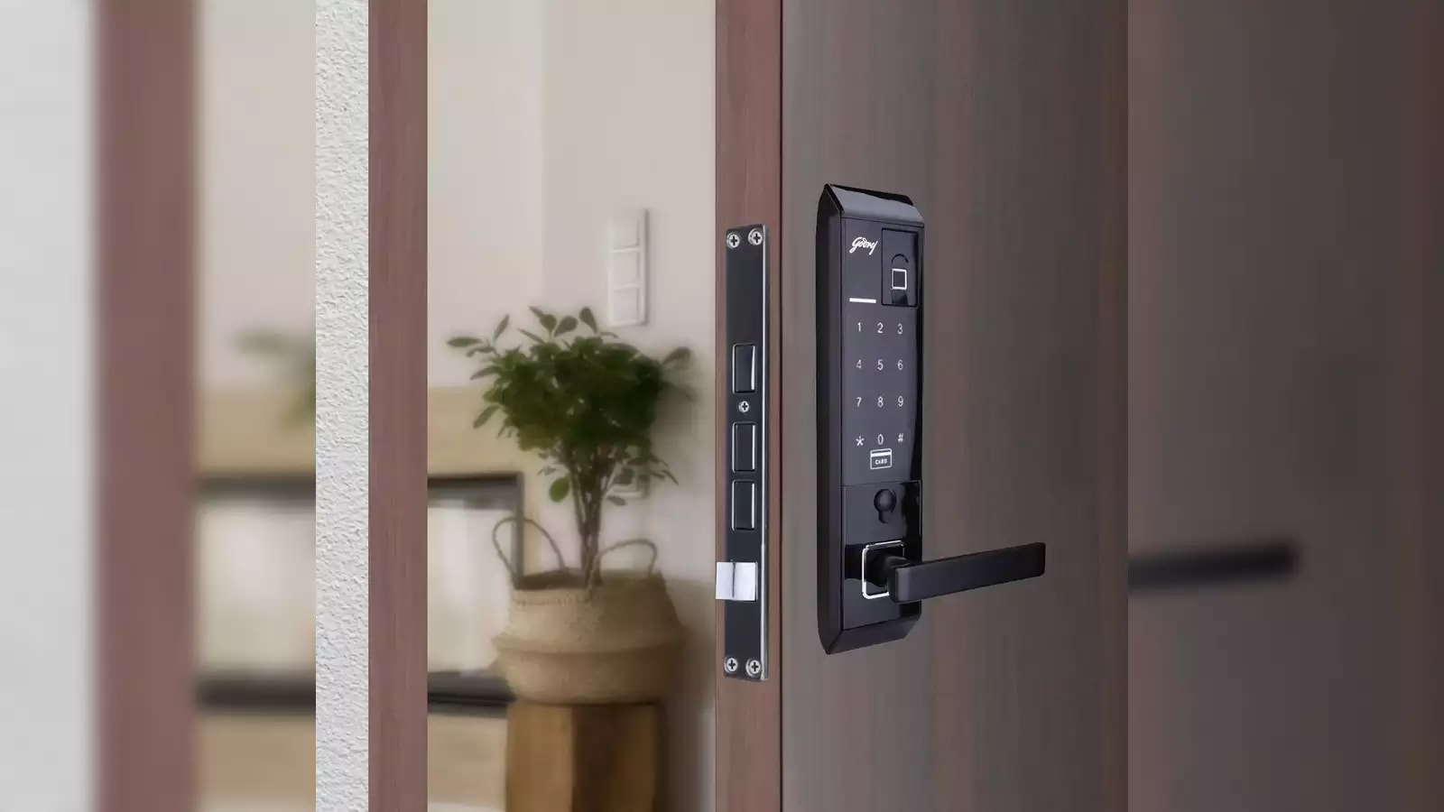 Smart Lock Touchscreen Keypad and Weather-Resistant Entry System