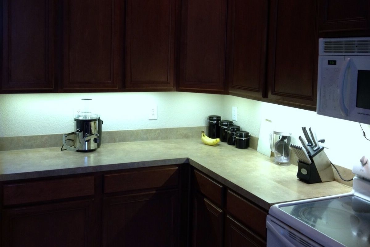 Under-Cabinet Kitchen Lighting to Brighten Your Workspace