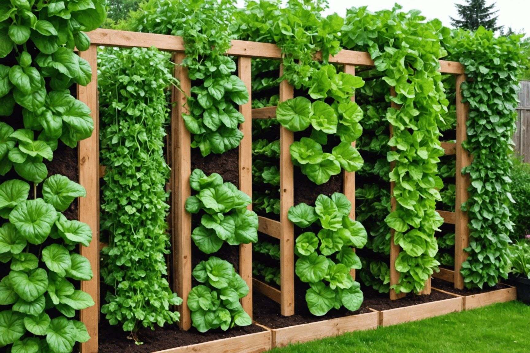 Backyard Vertical Vegetable Garden to Maximize Growing Space