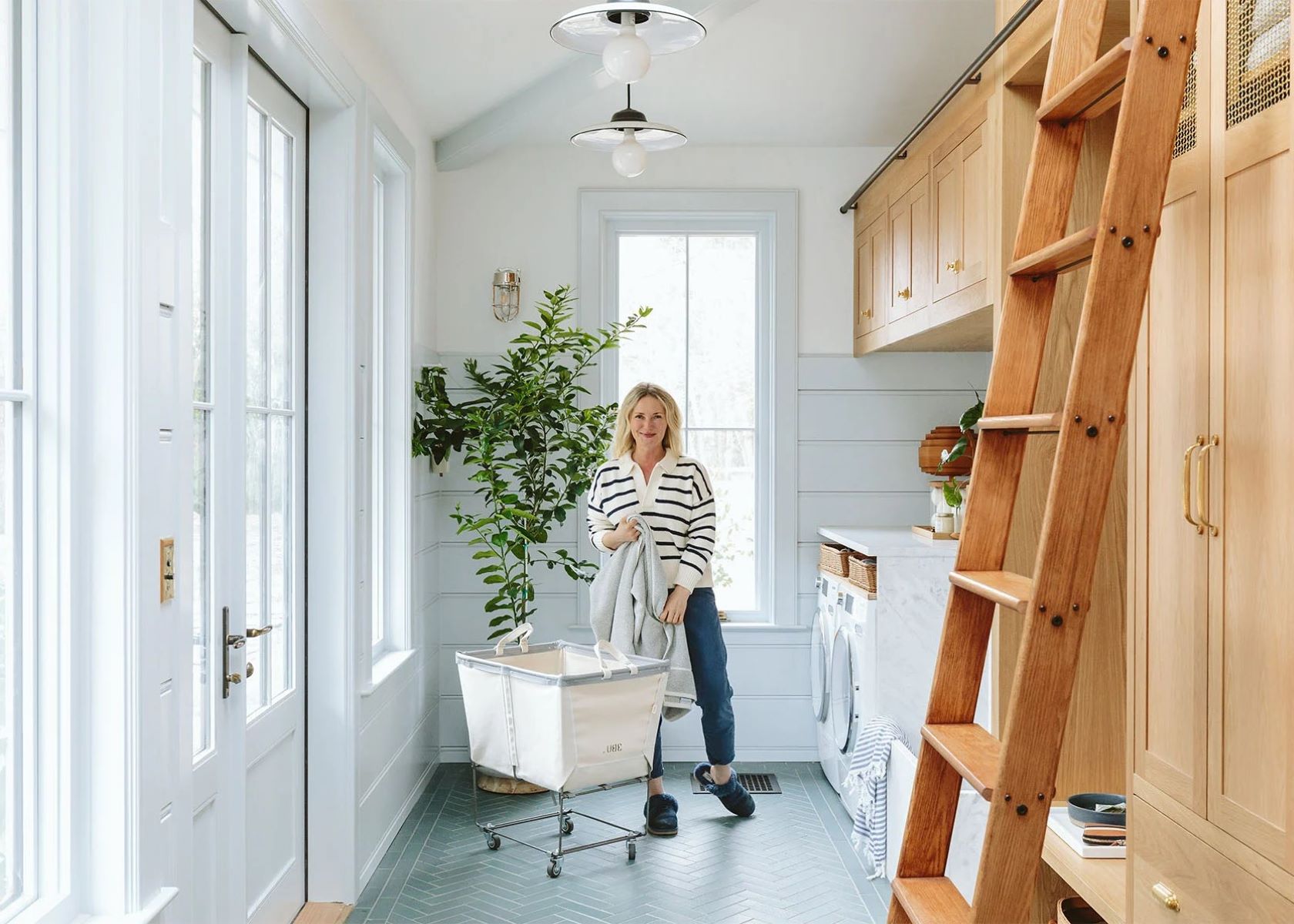 Creating a Functional Mudroom with a Built-in Vertical Herb Garden