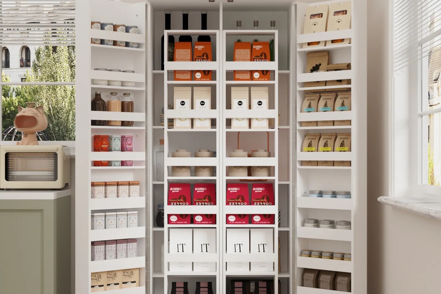 Creating A Stylish And Practical Pantry With Robotic Inventory Management