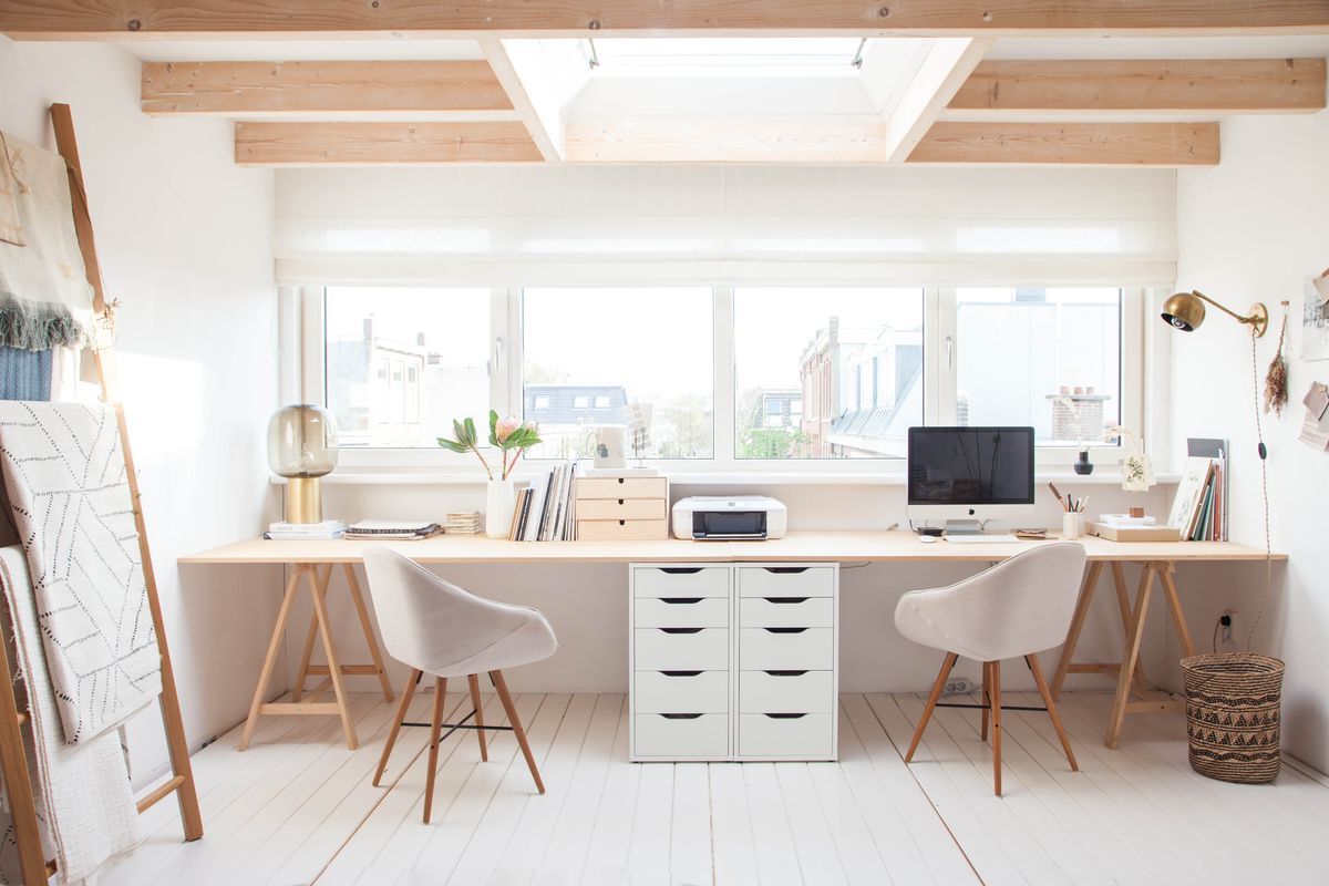 How To Design A Stylish And Practical Home Office With Dual Workspace