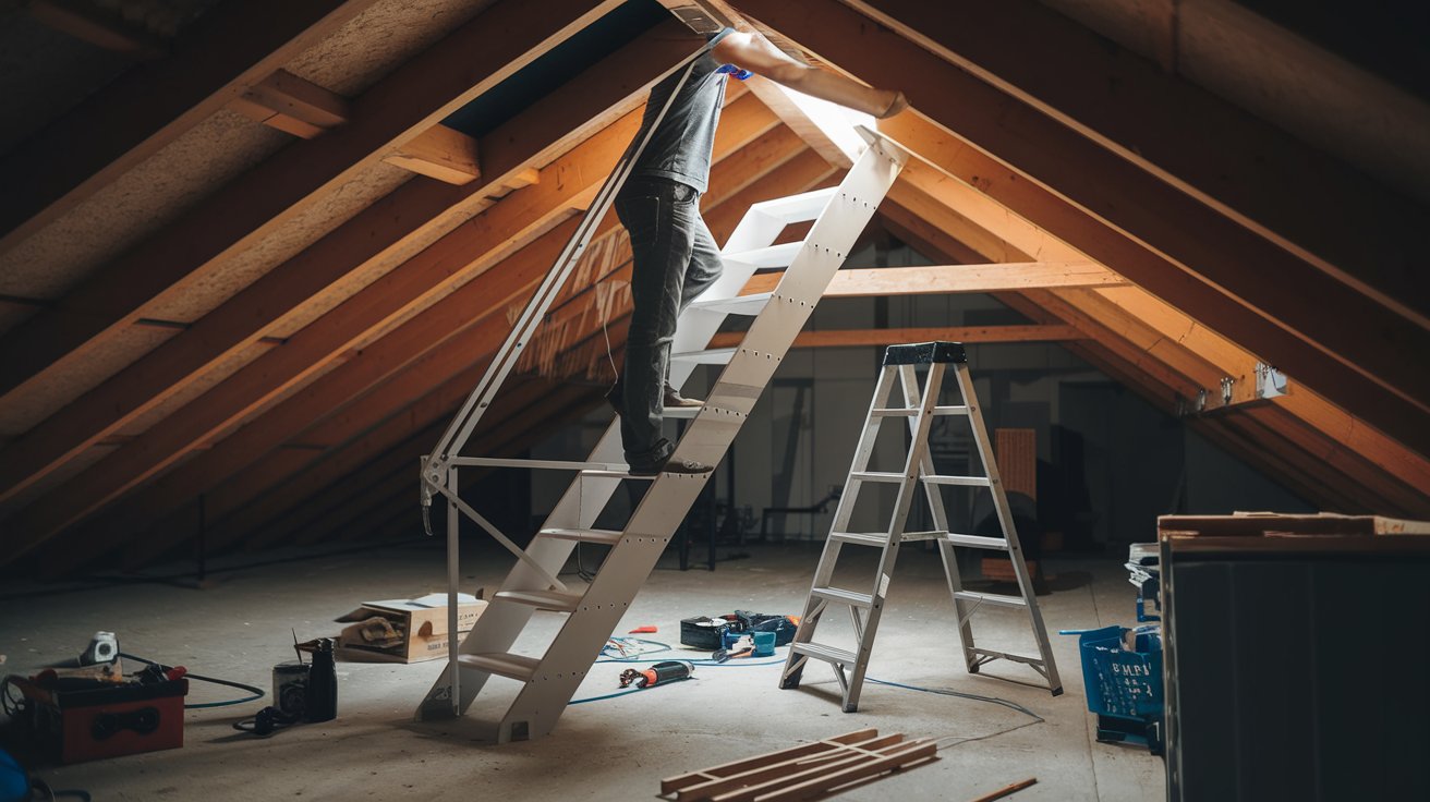 Upgrading Your Home’s Attic With DIY Pull-Down Stairs