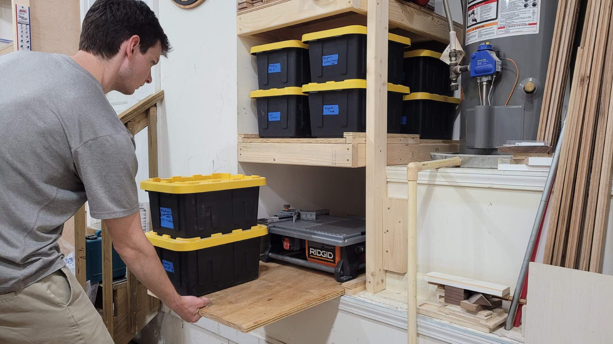 Upgrading Your Home’s Garage With DIY Sliding Storage System