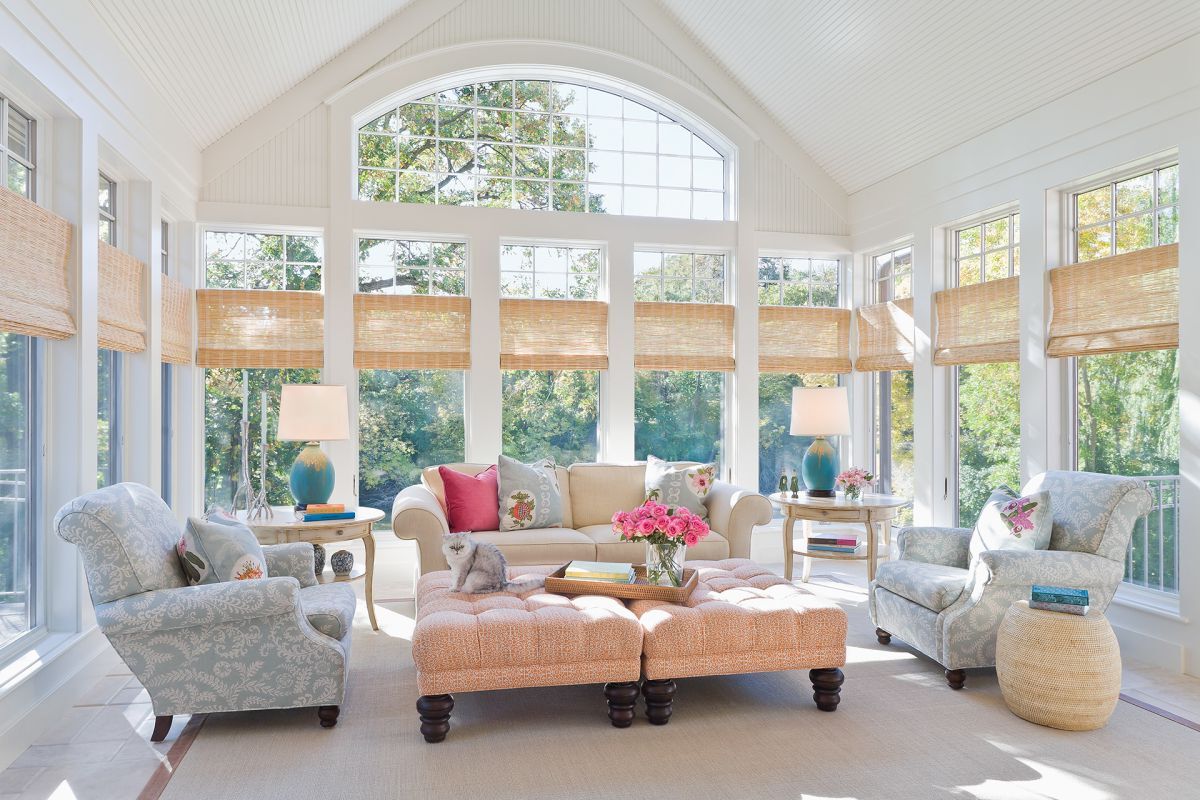 Bright And Beautiful Sunroom Design Ideas