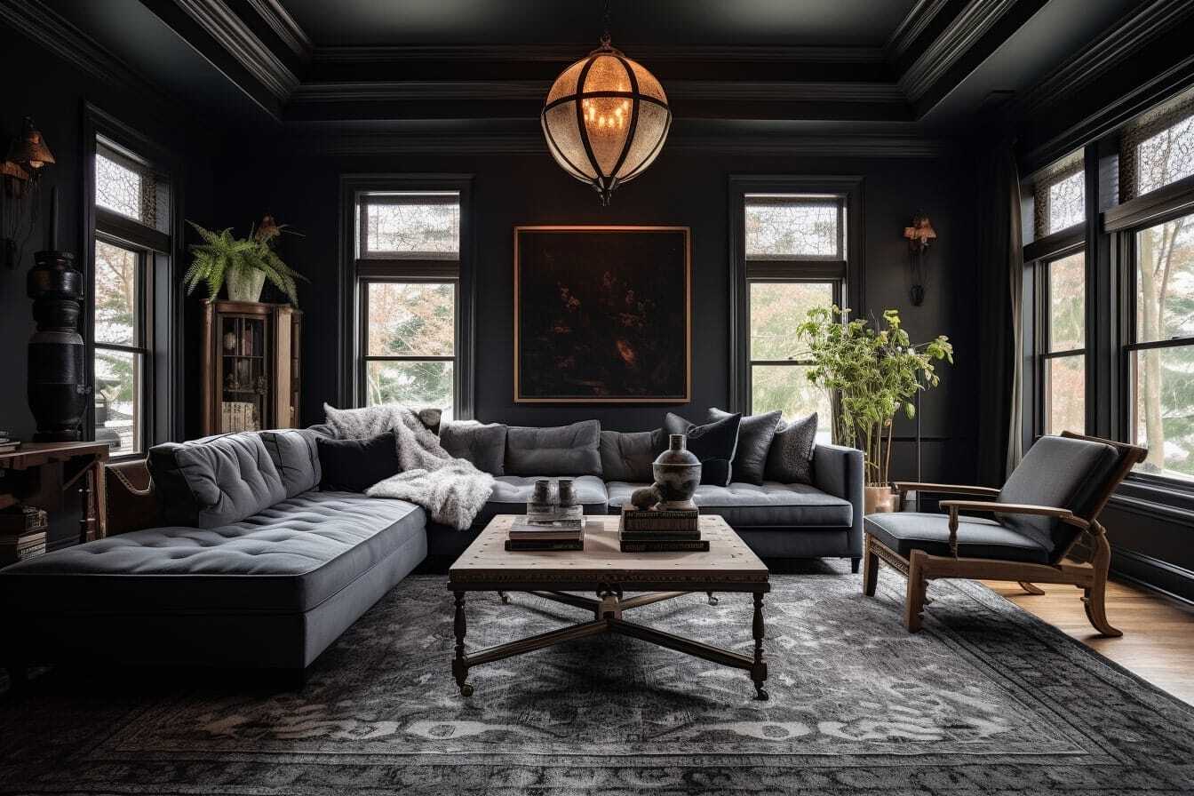 Gothic Glamour: Dramatic And Mysterious Interiors