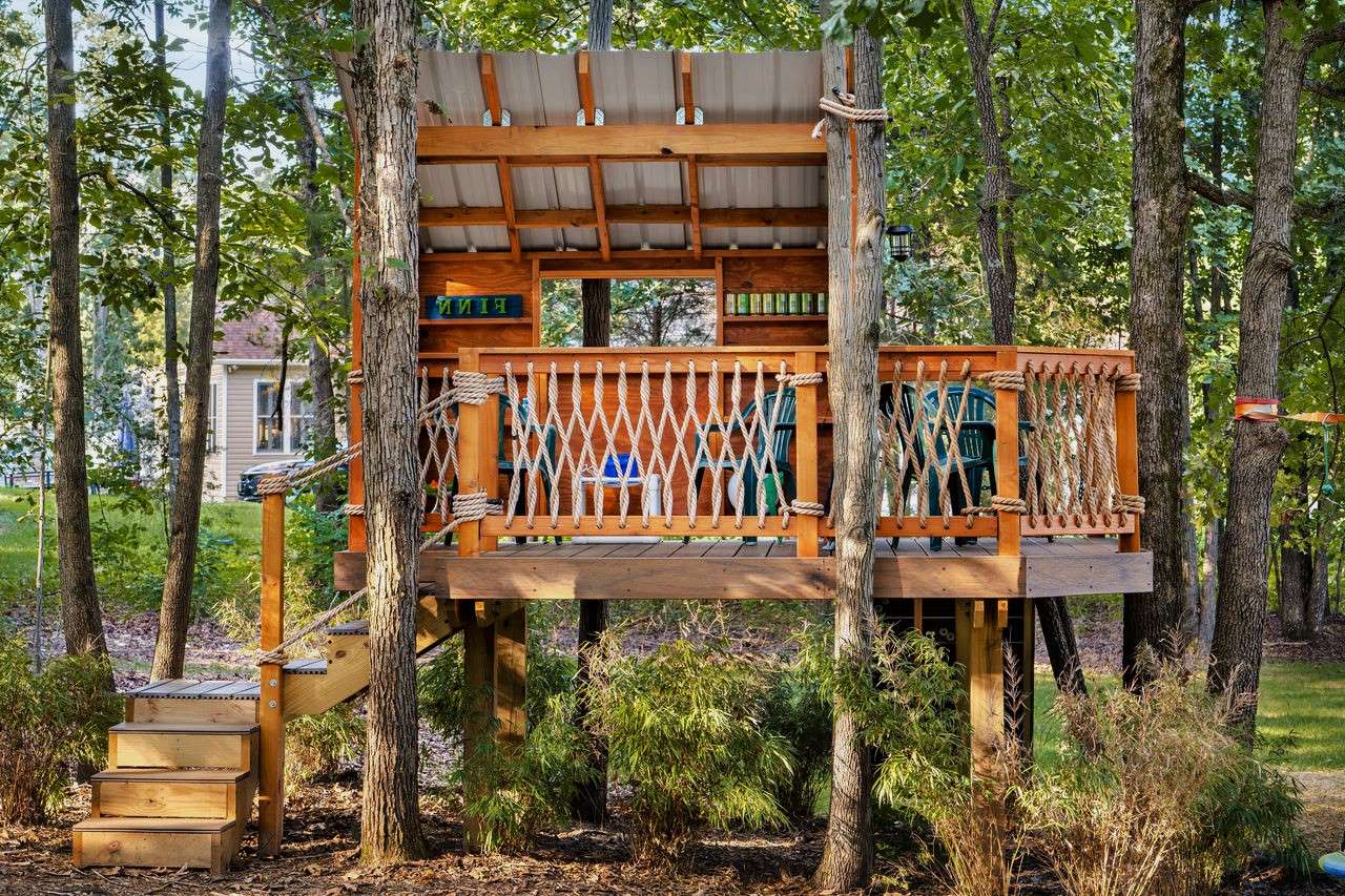 Building A Backyard Treehouse For Kids (or Adults!)