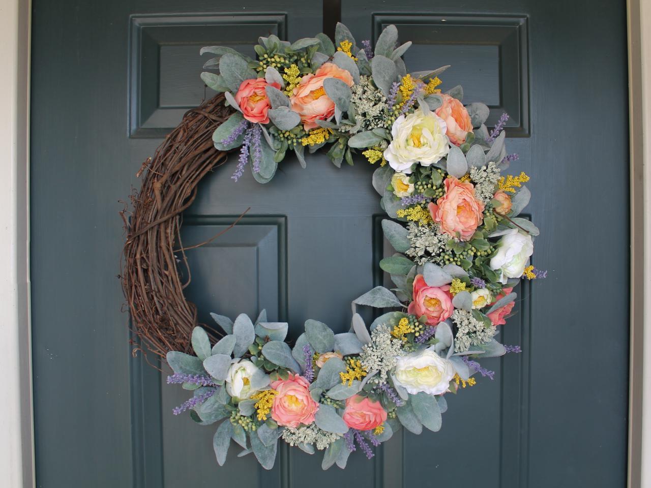 Crafting A DIY Spring Wreath For Your Front Door