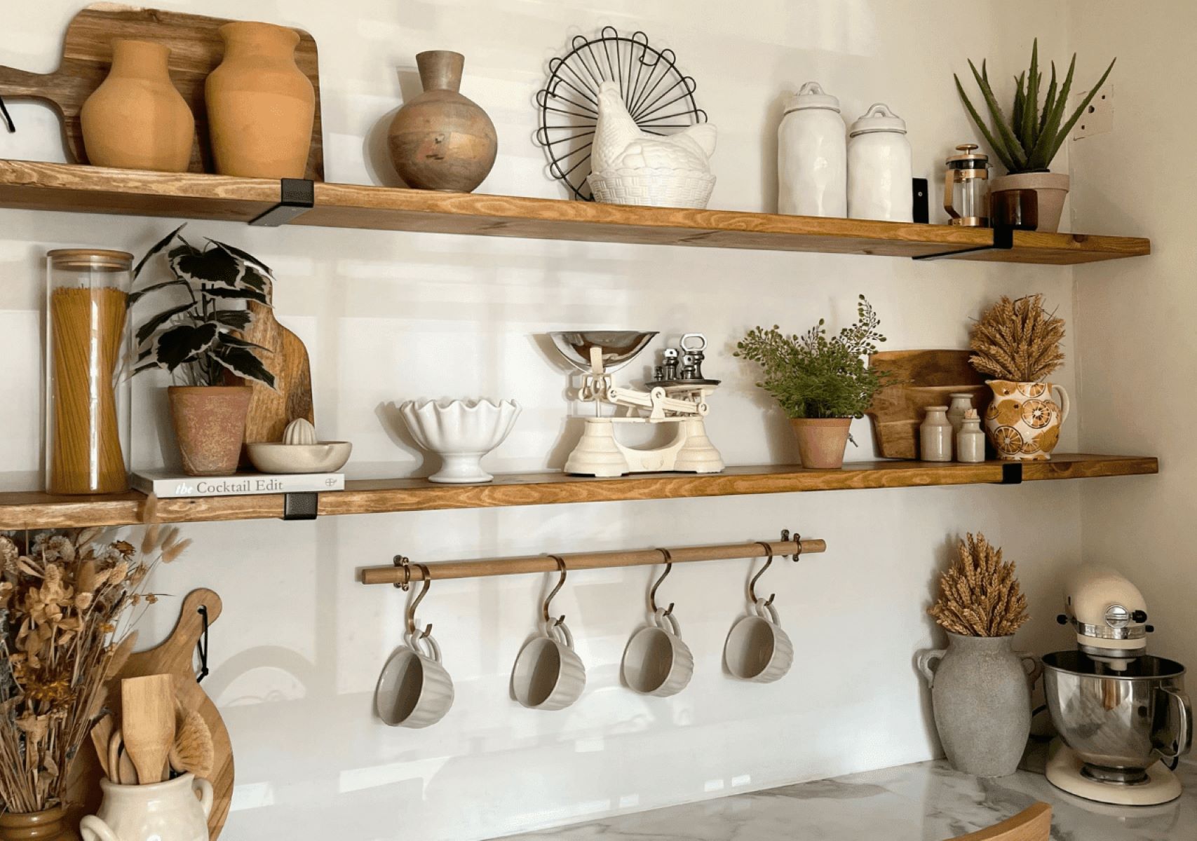 How To Style Open Shelves In The Kitchen