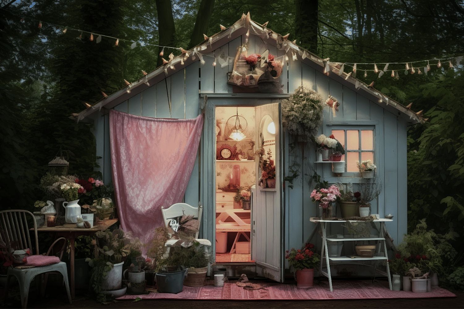 How To Turn An Old Shed Into A Dreamy She-Shed