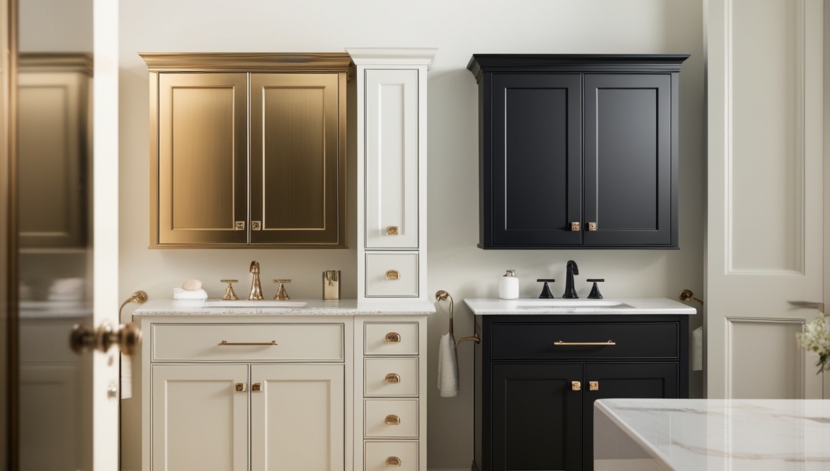 A Complete Guide to Selecting Finishes for Bathroom Cabinets and Hardware